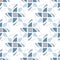 Cute Abstract Geometric Windmill Shape Pattern In Pale Blue And Pink