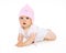 Cute adorable baby in hat