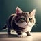 Cute and adorable cat - ai generated image