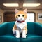 Cute and adorable cat - ai generated image