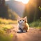 Cute and adorable cat - ai generated image