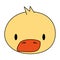 cute and adorable duck character
