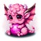 Cute and Adorable Fantasy kawaii baby dragon