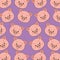 cute and adorable piggy pattern background
