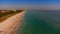 Cute aerial view of beautiful Hollywood city beach