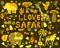Cute Africa pattern with words