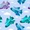 Cute airplane s seamless pattern