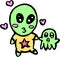 Cute Alien With Child Very cute