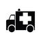 Cute Ambulance icon for banner, general design print and websites.