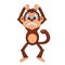 Cute Angry Monkey Cartoon Cartoon