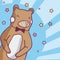 Cute animal bear cartoon