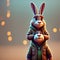 Cute Animal Characters a Cute rabbit Zootopia captured in 8k resolution