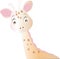 Cute animal giraffe baby vector illustration for greeting card