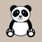 Cute animal panda design