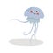Cute Animal Vector illustration jellyfish. Cute Animal Vector illustration