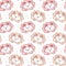 Cute animalistic seamless pattern for nursery design