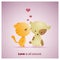 Cute Animals Collection Love is all around 1