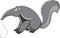 Cute anteater cartoon