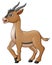 Cute antelope cartoon