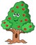 Cute apple tree