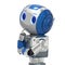 Cute artificial intelligence robot think