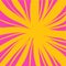 Cute asymmetrical abstract retro vintage 90s 00s y2k aesthetic background design. Bright neon pink and yellow sunburst