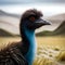 Cute Australian emu - ai generated image