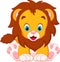 Cute babies lion