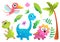 Cute Baby Dinosaur Clipart Collection for Children
