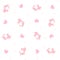 Cute baby girl bear seamless pattern with hearts