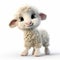 Cute Baby Lamb: Realistic 3d Pixar Style For Ps4
