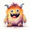 Cute Baby Monster Illustration Colorful Charm