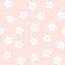 Cute baby star pattern with smiling and sleeping stars and hearts. Vector seamless night sky background in pink.