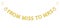 Cute bachelorette party bunting as gold glitter letters and engagement ring