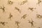 Cute background of leaping frogs, a favorite of many decorators