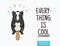 Cute badger popsicle illustration. Vector ice cream