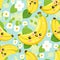 cute banana background Adorable Banana Background Whimsical Banana Illustration