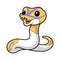 Cute banana pied ball python cartoon