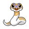 Cute banana pied ball python cartoon