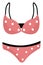 Cute bathing suit, illustration, vector