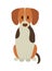 cute beagle icon