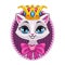 Cute beautiful princess kitty portrait