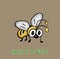 Cute bee cartoon quality illustration