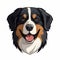 Cute Bernese Mountain Dog Emoji: Detailed, Colorful, And Minimalist Illustrations
