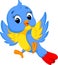 Cute bird cartoon