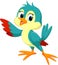 Cute bird cartoon