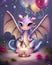 Cute Birthday Baby Dragon Graphic