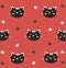 Cute black kitty wallpaper