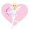 Cute Blonde Angel Cupid