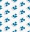 Cute blue crab. Seamless pattern